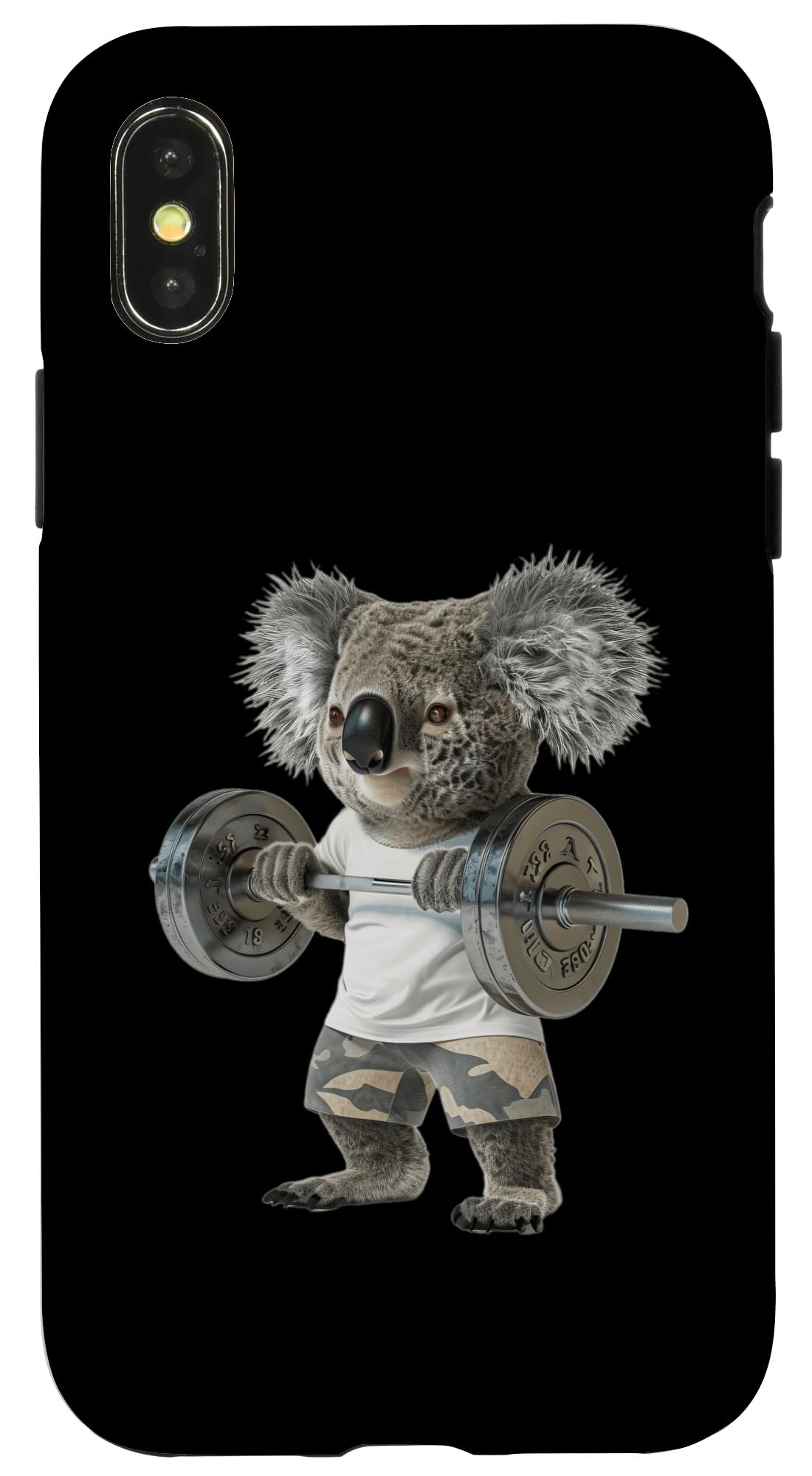 iPhone X/XS Koala Barbell Case