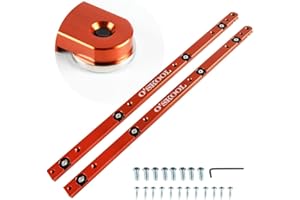 O'SKOOL Miter Slot Runner Slider Bars for Table Saw Miter Bar, Crosscut Sled, 17 inch (430mm),2 Pack