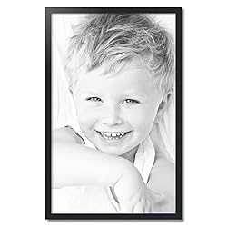 ArtToFrames 25x40 Inch Black Picture Frame, This