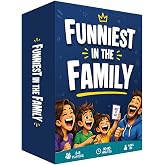 Funniest in the Family, Hilarious Family Game for Kids, Teens and Adults | Make Your Family Laugh to Win, Fun Card &amp; Board Game for Family Game Night, Funny Gift for Kids, Tweens, Teens &amp; Adults
