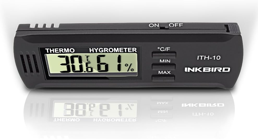 Inkbird Hygrometer Thermometer Dc 3V Input Digital Temperature Humidity