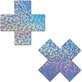 PASTEASE X Pasties - Nipple Covers for Festivals, Raves, &amp; Lingerie | Glitter, Holographic &amp; Neon Accessories | Latex Free