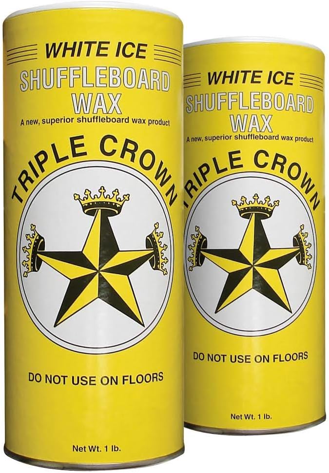 Triple Crown White Ice Shuffleboard Wax (White Ice 2-Pack)