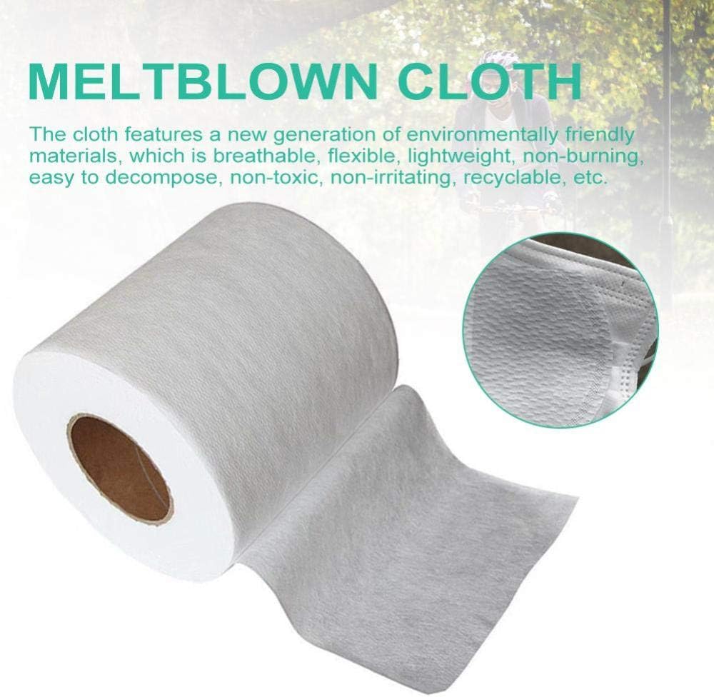 WSNBB Disposable Meltblown Cloth Meltblown Nonwoven Filter Fabric for Filtering Layer Application breathable,10m