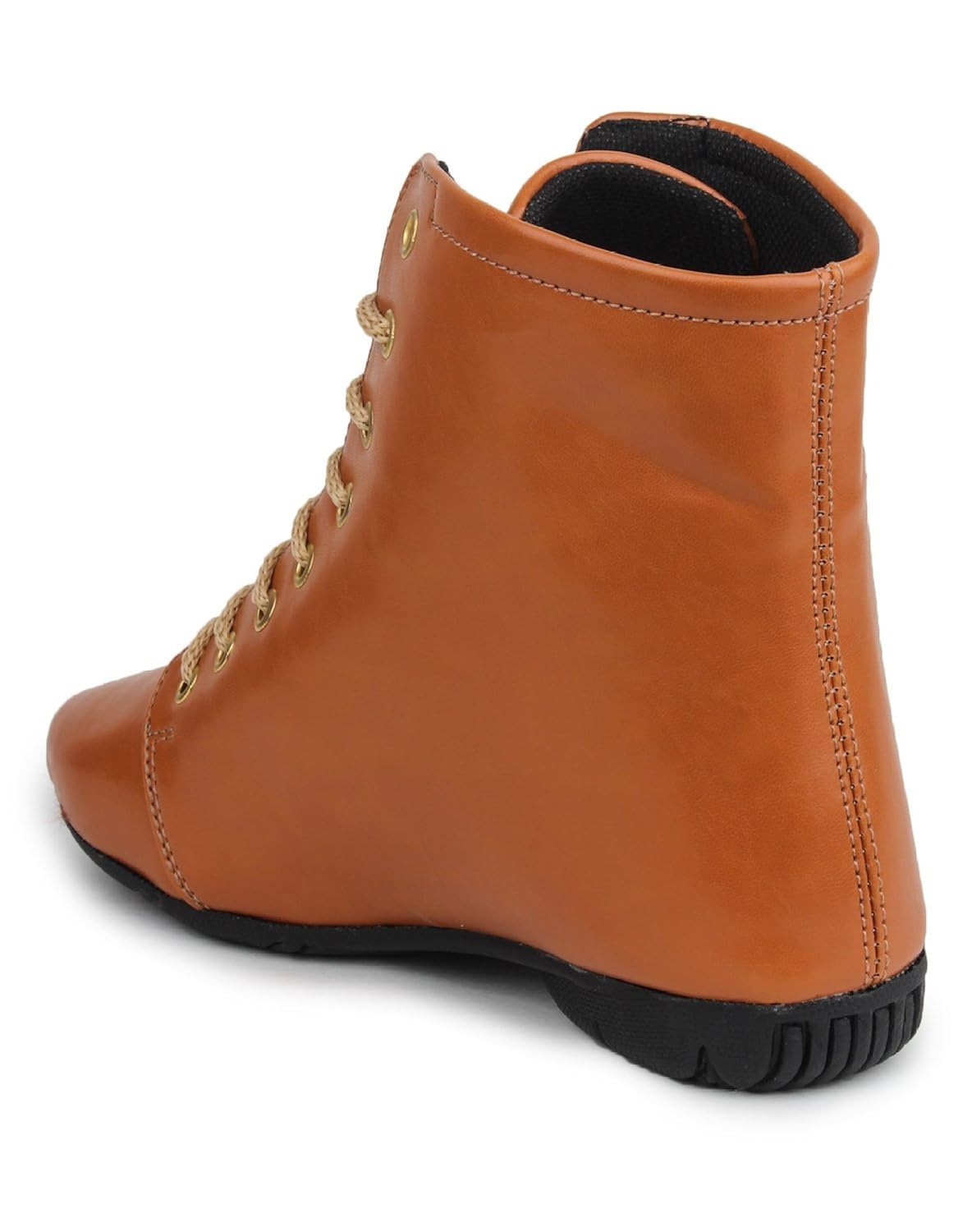 meriggiare women synthetic tan boots