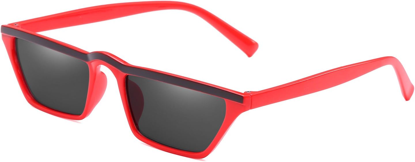 Small Cat Eye Fashion Women Sunglasses Flat Top Retro Vintage Shade Eyewear