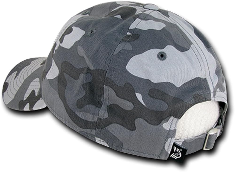 Rapid Dominance American Flag Embroidered Washed Cotton Baseball Cap - Black: Clothing