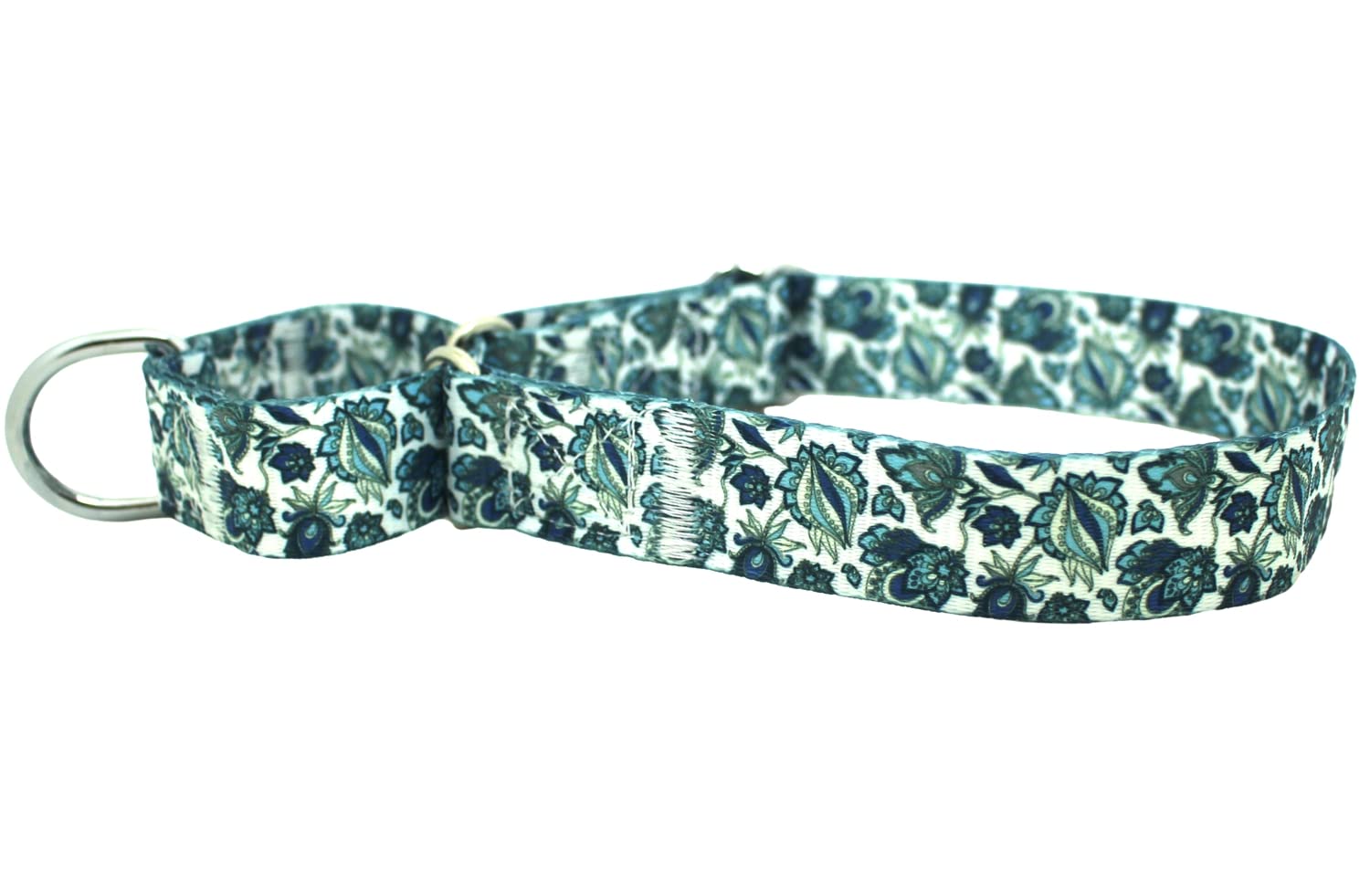 haoyueer Heavy Duty Nylon Adjustable Martingale Dog Collar for Walking Training Boy and Girl Dogs (XL:53-62CM, Blue) — image 1