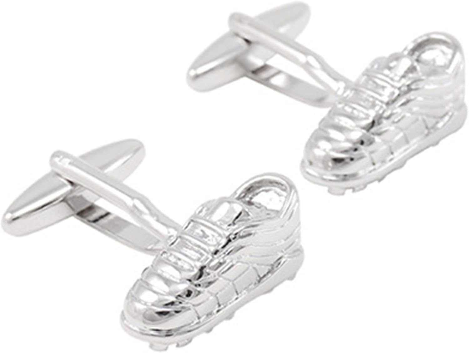 Amazon Com Epinki Men Silver Shoes Cufflinks For Tuxedo Shirts