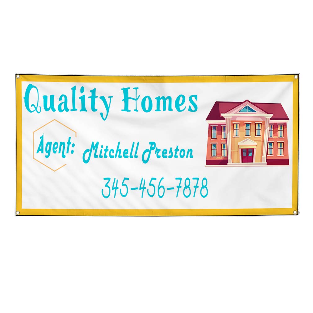Amazon Com Custom Vinyl Banner Sign Multiple Sizes Quality Homes