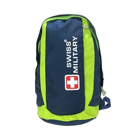 Swiss Military 31 Ltrs Green and Blue Laptop Backpack (LBP21)