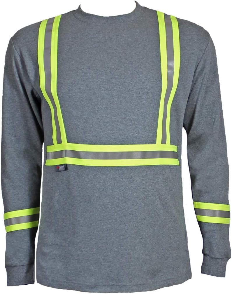 Oil and Gas Safety Supply Men's Flame Resistant Reflective Shirt