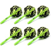 CUESOUL 6 Pieces ROST Integrated Dart Shaft and Flights