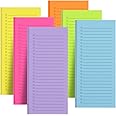 6 Pack Magnetic Notepads, Notepads Grocery List Magnet Pad for Fridge,Full Magnet Back Design Notepad for Grocery Lists, Shopping Lists, to-Do Lists(240 Sheets)