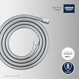 GROHE VitalioFlex Comfort Shower Hose 2m Chrome 27173002 TwistStop Smooth 5 Bar view 2