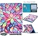 NewShine iPad 2 Case, iPad 3 4 Case Colorful Smart PU Leather Stand Cover with Card Holder for Apple iPad 2 & iPad 3 & iPad 4 9.7 inch, with Auto Sleep/Wake Up Function, Ayaka