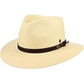 Lierys Traveller Straw Panama Hat with Leather Band Men Summer