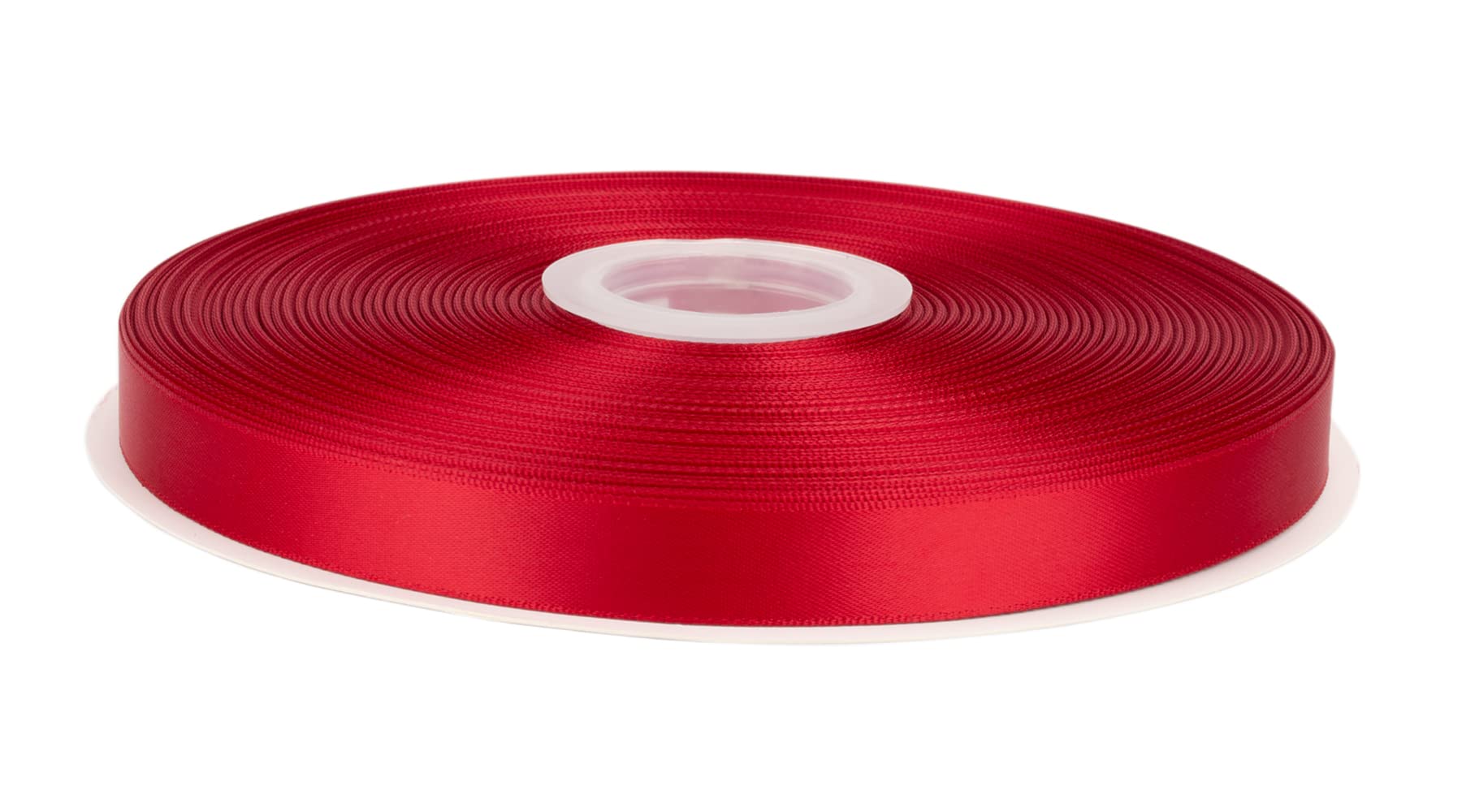 Fondersy 91 Meters Scarlet Double Faced Satin Ribbon - 16mm Width for Wedding, Gift Wrapping, Floral Arrangement and Crafts
