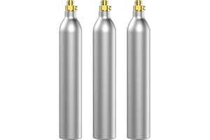 BLUE FLAG 60L Co2 Carbonator Compatible with Sodastream Appliances [NOT FOR ART & TERRA],14.5oz, Set of 3
