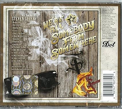 Steven Tyler We Re All Somebody From Somewhere Amazon Com Music