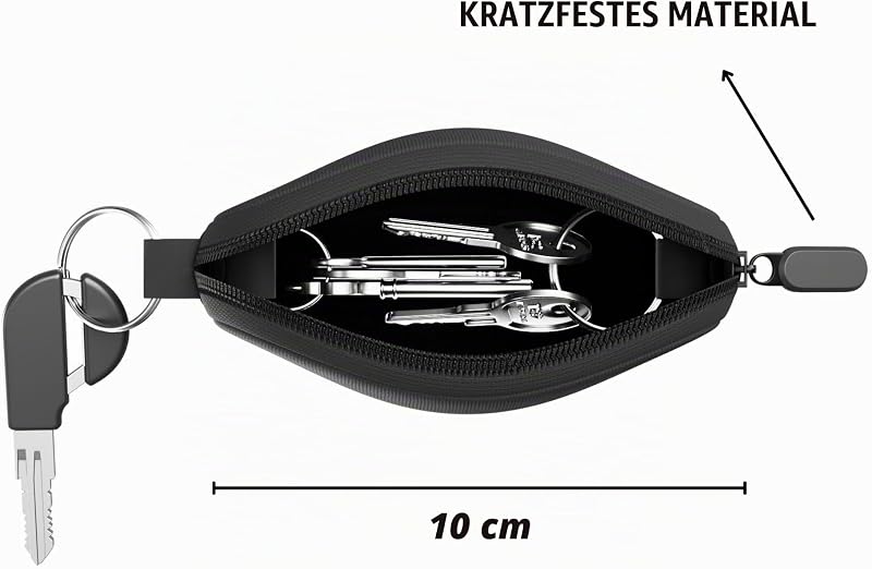 Schlüsselanhänger aus Neopren fürs Motorrad zur Schlüsselaufbewahrung, Motorradzubehör, Motorradzubehör für Herren