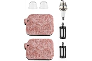 HUSWELL BG50 BG55 Leaf Blower Air Filter for Stihl BG85 BG65 SH85 SH55 BG45 BG46 BR45 BR45C Air Cleaner Tune Up Kit Primer Bulb Spark Plug Fuel Filter Parts