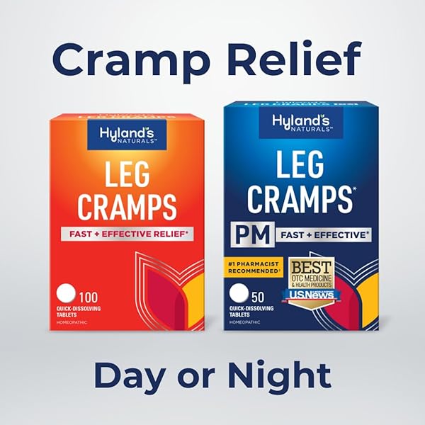 HYLAND’S LEG CRAMPS PM, 50 TABLETS EA (PACK OF 4)