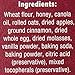 Three Dog Bakery Classic Wafers Baked Dog Treats, Oats & Apples , 13 Oz