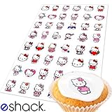 Cakeshop 48 x Hello Kitty Edible Cake Toppers