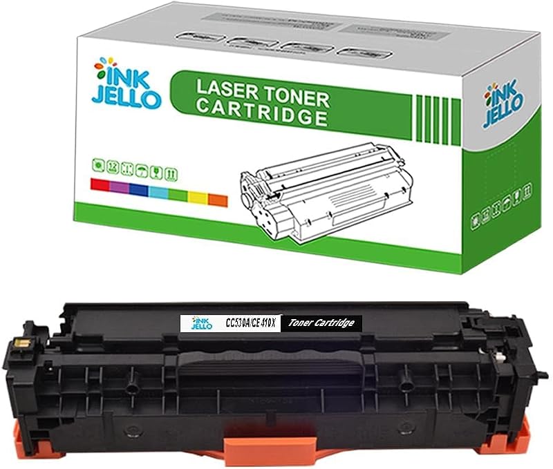 InkJello Black Toner CC530A for HP CM2320 CP2025 LaserJet 4400 Pages