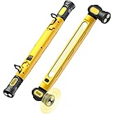 MechaniLite Work Light,3000LM LED Magnetic Light bar 5200mAh Under Hood Light with Hooks, Portable Magnetic Rechargeable Cord