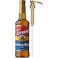 Torani Vanilla Bean Coffee Syrup for Drinks & Desserts, Pump Included, 25.4 Fl Oz