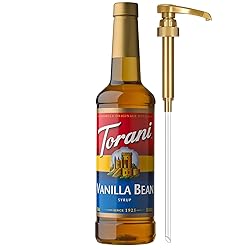 Torani Vanilla Bean Coffee Syrup for Drinks
