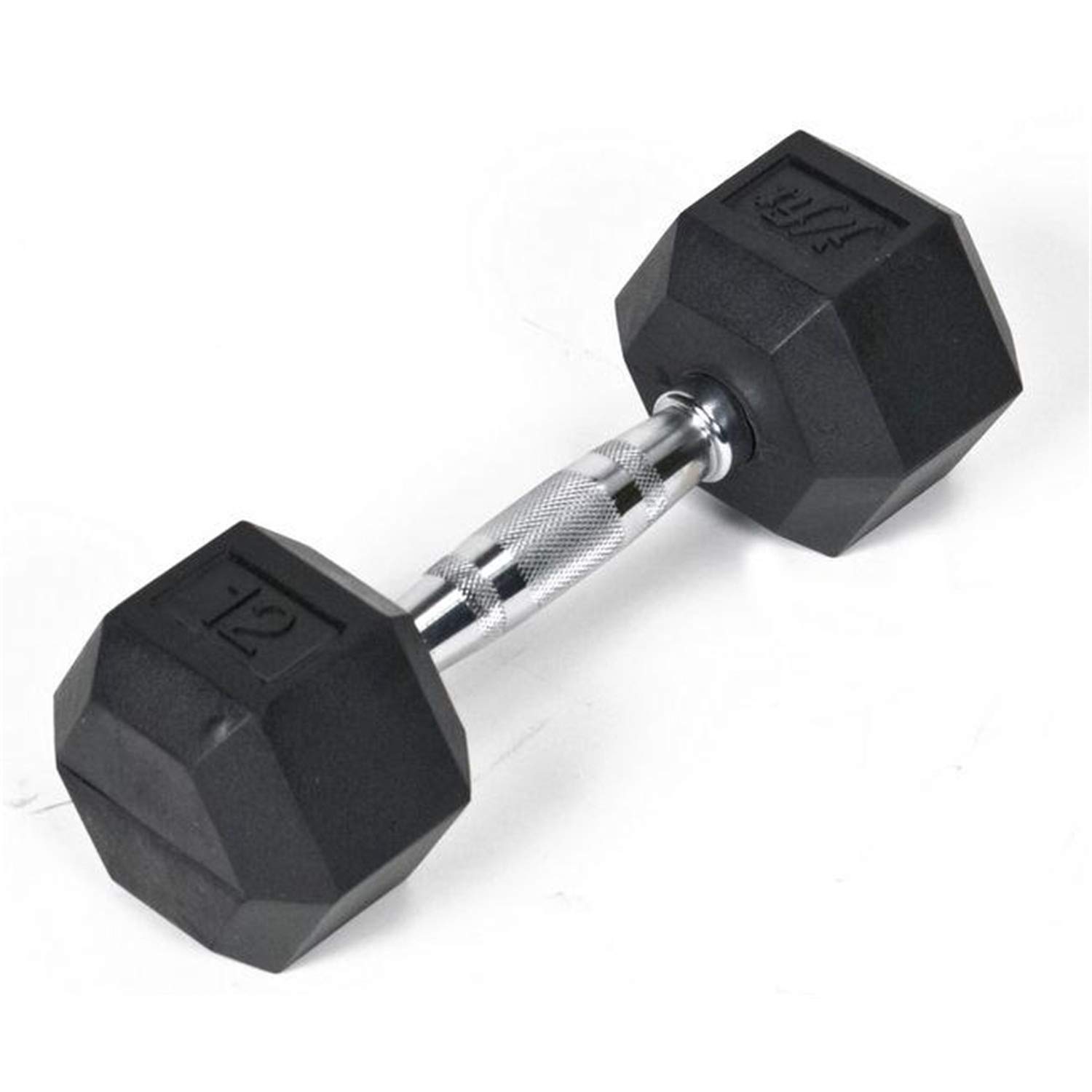 J/FIT JFIT Rubber Hex Dumbbells, Single, 12 LB โ image 1