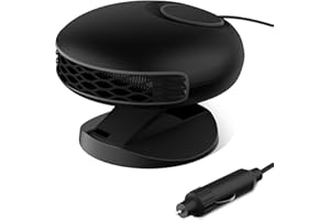Blytra Portable 12V Car Heater with Defrosting Function, 150W Fast Heating Fan for Vehicle Interior and Windshield, 360° Rotatable Design for Efficient Defogging in Cars, SUVs, and RVs