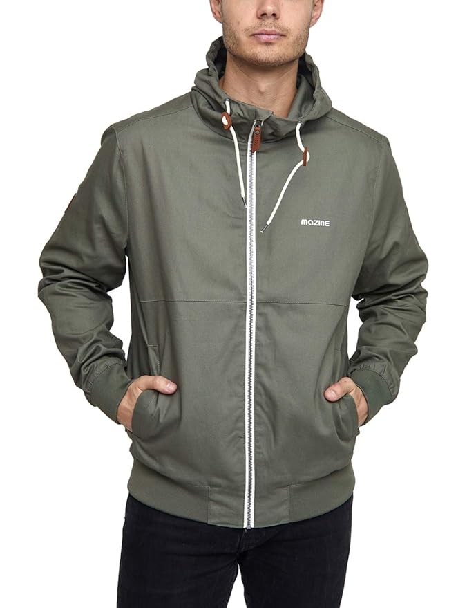mazine - Herren - Jacke 'Campus Canvas Jacket' - Urban Streetwear Frühling Somme