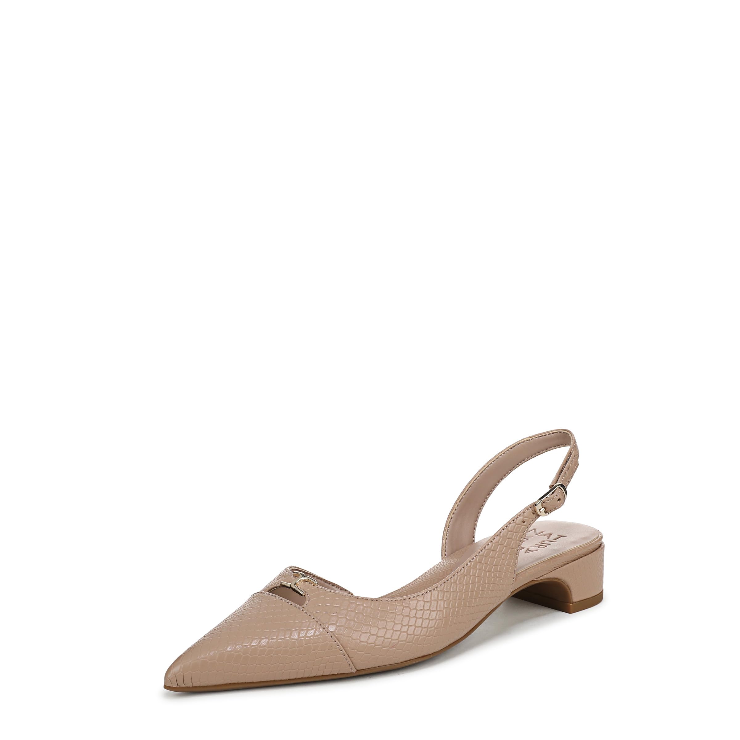 Naturalizer Women’s Sabrina Pump Beige Snake Print 9 M