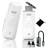 Wireless HDMI Transmitter and Receiver, 100ft/30m 4K Decode 1080P Output, Plug & Play Portable 2.4G/5G Wireless HDMI Extender Kit for Streaming Video and Audio to Monitor from Laptop/PC/TV