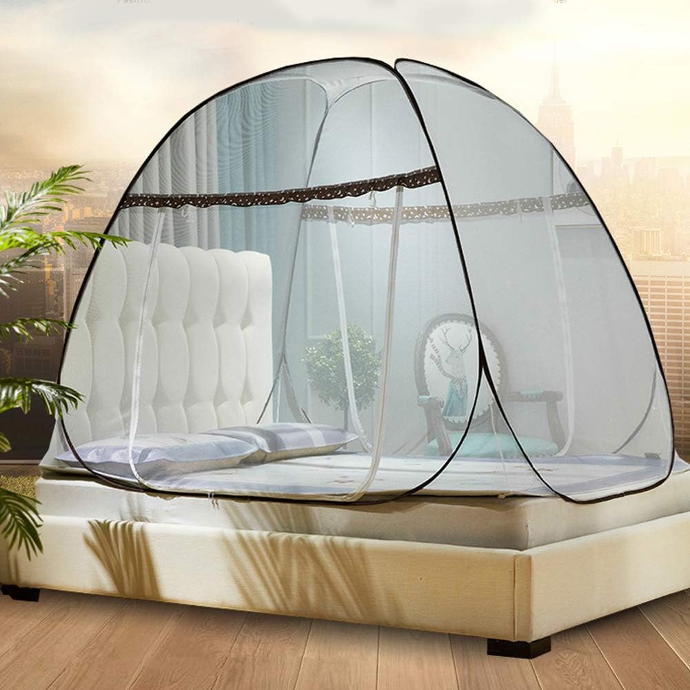 Moustiquaire Diafricaine Studio 1970 Moustiquaire Pop Up Lit Camping Bebe Filet De Voyage Pliable Pour Maison Exterieur Tente De Lit Portable 0 2cm