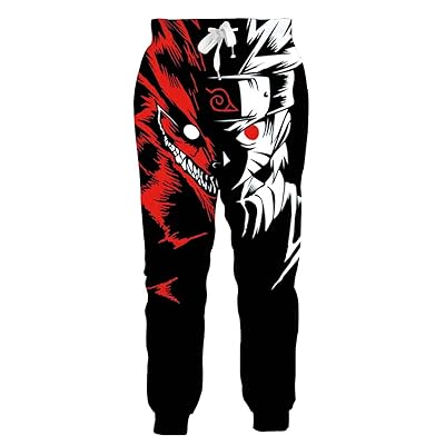Cooleader Loose Fit 3D Anime Joggers Sweatpants with Egypt Ubuy