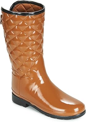 hunter quilted short boots