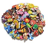 Fen Fu Trade 50pcs Random shoe charms For croc shoes & Bracelet Wristband