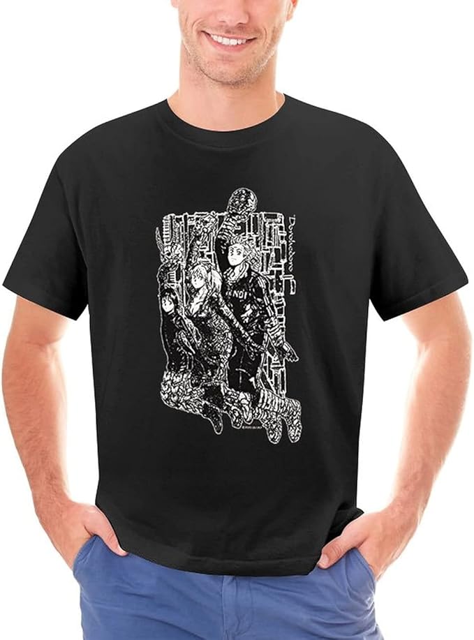 Amazon Nanagoten ドロヘドロ Tシャツ 恵比寿 ニカイドウ 能井 ｔシャツ メンズ レディース 半袖 綿100 丸襟 通気性 快適 Tシャツ レディース コットン 人気 おしゃれ ファッション 男女兼用 Tシャツ カットソー 通販