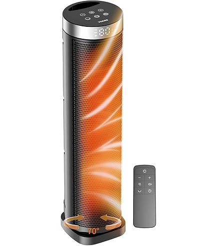 Amazon.com: Tower Ceramic Heater with Thermostat Control
