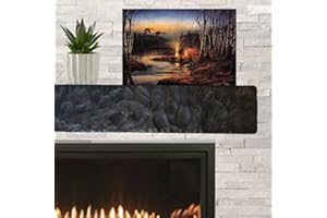 TheOne#1 Floating Shelf Mantel Hand Hewn Beam (Espresso DISTRESSSED 72 INCH)