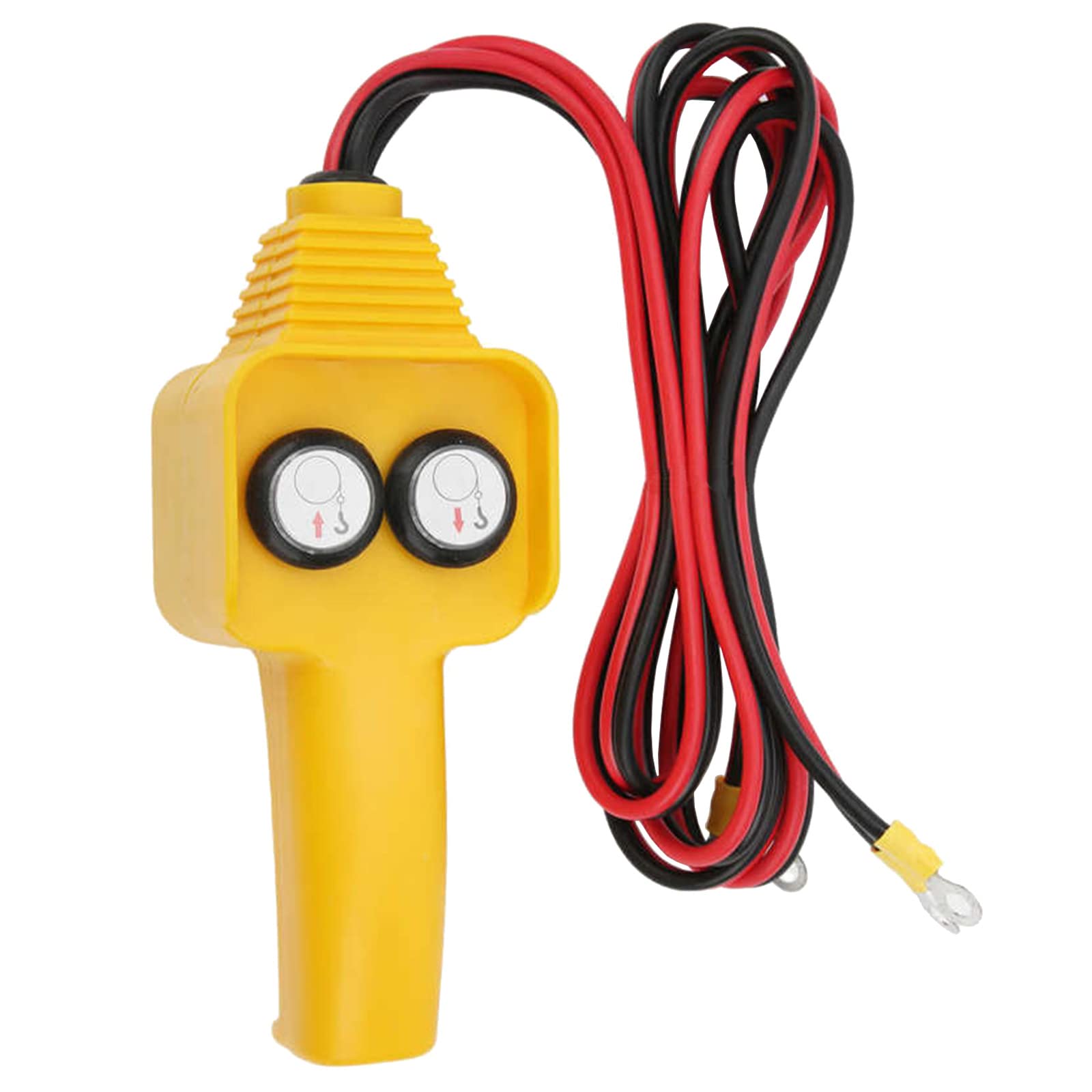 Photo 1 of Winch Hand Control Assembly 12V Electric Winch Remote Control Hand Assembly Replacement for Rated Pulling 1500LBS to 5000LBS Capstan Winch Handheld Control Replacement