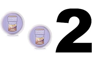 Yankee Candle 2 Lemon Lavender Scenterpiece Easy Meltcup Wax Melt Cup (NET WT 2.2 OZ | 61g Each)
