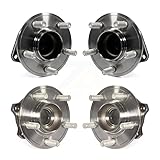 Front Rear Wheel Bearing & Hub Assembly Kit For