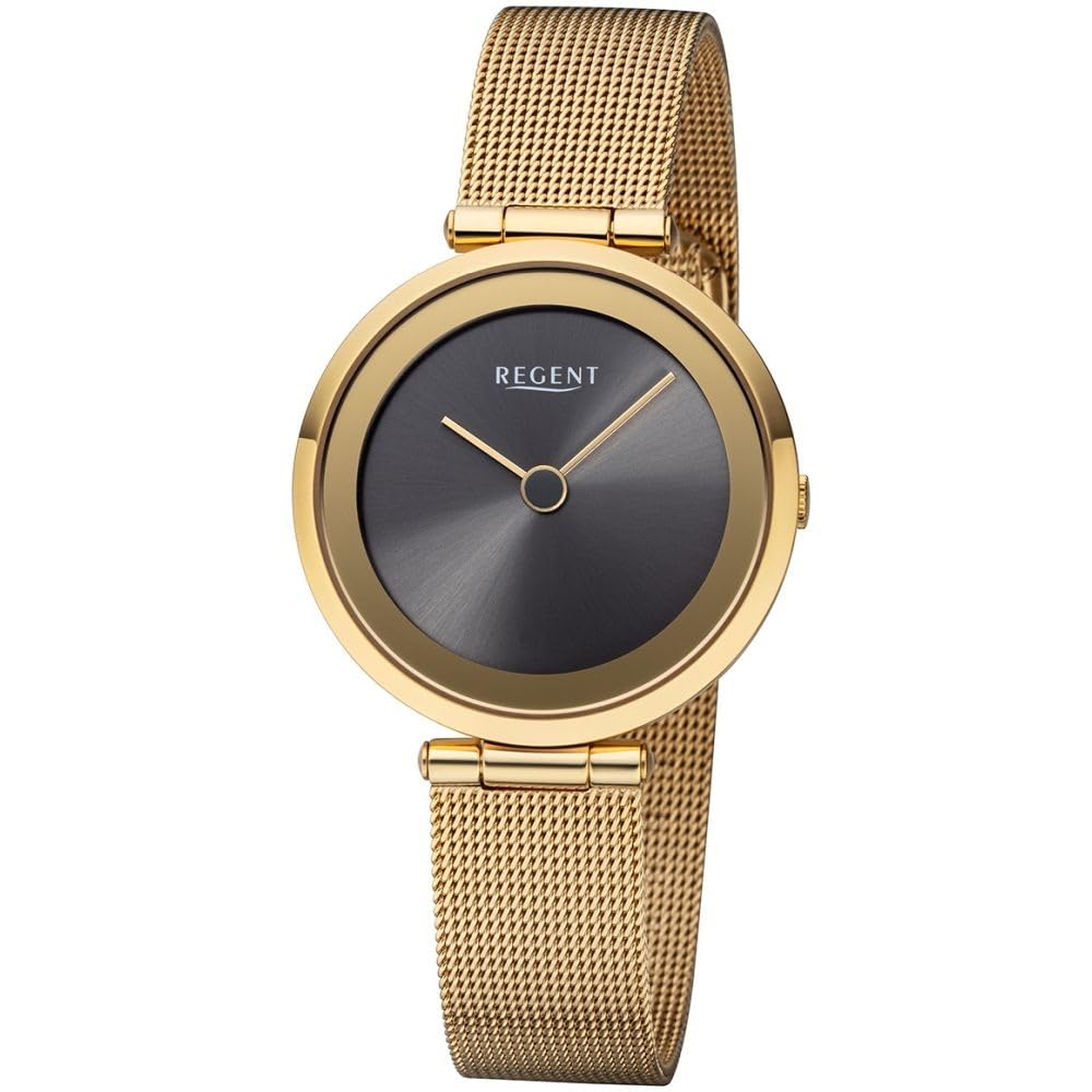 Regent Women's Watch Stainless Steel with Stainless Steel Strap Milanese in 33 mm, Ba-517, Bracelet