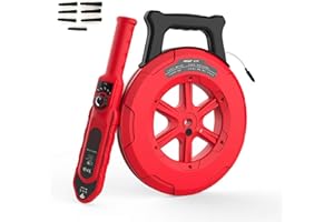 Pipeline Blockage Detector Locator for PVC & Metal Pipes with 7 Probes,30M Pipe Locators Underground Sewer Wall Scanner,Autom